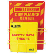 Labelmaster SDS Compliance Center, 14x20, Yellow/Red H121370