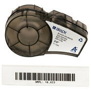 Brady Label Cartridge, Black/White, 3/4 In. W M21-750-461