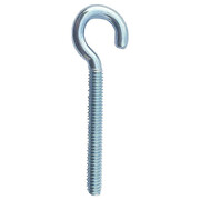 ZORO SELECT Eye Bolt 1/4"-20, 2 in Shank, 1/2 in ID, Steel, Zinc Plated, 20 PK U17203.025.0200