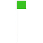 Hy-Ko Marking Flag, Green, Solid Pattern, PK25 SF-21/GR