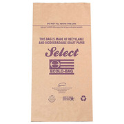 Ecolo-Bag Paper Bags, 10" D, 36" H, 18" W, Brown, PK50 SLCT-30G