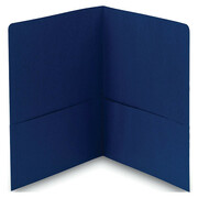 Smead Two Pocket File Folder 8-1/2 x 11", Blue, PK25 87854