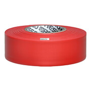 Zoro Select Taffeta Flagging Tape, Red, 300ft x 1-3/16 TFR-200