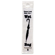 Tatco Wet Umbrella Bag, 7Wx31H, Clear, PK1000 TCO57010