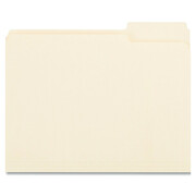 Universal One Top Tab File Folder, 1/3, Third, PK100 UNV12123