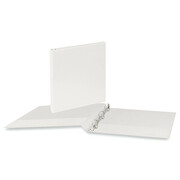 Universal One 1/2" Round Ring Binder, White UNV20702