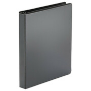 Universal One 1" Round Ring Binder, Black UNV20961