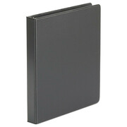 Universal One 1" Round Ring Binder, Black UNV31401