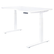 Motionwise Height Adjustable Desk, 60x30", White, Wood SDD60W