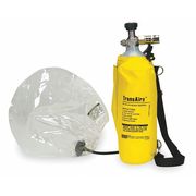 Msa Safety EEBA, 10 Minute, 40Lpm, Aluminum Cylinder 10008293