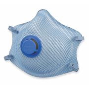 Moldex N95 Disposable Respirator w/ Valve, M/L, Blue, PK10 2500N95