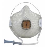 Moldex N95 Disposable Respirator w/ Valve, S, White, PK10 2701N95
