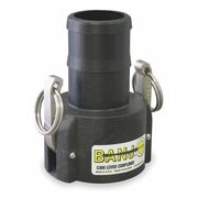 Banjo Cam and Groove Coupling, 1 1/2 in Coupling Size, 1 1/2 in House Fitting Size, 4 3/4 in Length 150C