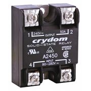 Crydom Solid State Relay, 90 to 280VAC, 50A A2450