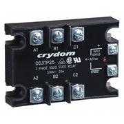 Crydom Solid State Relay, 90 to 280VAC, 50A A53TP50D