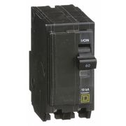 Square D Miniature Circuit Breaker, QO Series 60A, 2 Pole, 120/240V AC QO260