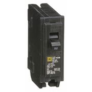 Square D Miniature Circuit Breaker, HOM Series 50A, 1 Pole, 120/240V AC HOM150