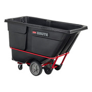 Rubbermaid Commercial 1 cu. yd. 2100 lb. Heavy-Duty Tilt Truck FG131600BLA