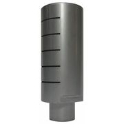 Speedaire Silencer Muffler, 3/8 In FNPT, 1 In Hex 1EJW9