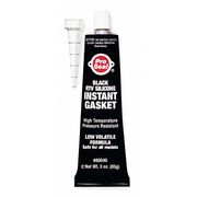 Pro Seal Oil-Resistant RTV Silicone Sealant, 3 oz, Black, Temp Range -75 to 500 Degrees F 80046