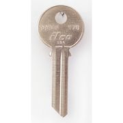 Kaba Ilco Key Blank, Brass, Type Y78, 6 Pin, PK10 998GA-Y78