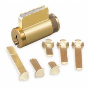 Kaba Ilco Lockset Cylinder, Satin Chrome, Keyway Type Yale(R) 8, 5 Pins 15995YA-26D-KD