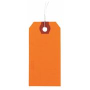 Zoro Select 1-5/8" x 3-1/4" Orange Paper Wire Tag, Pk1000 1GYY2