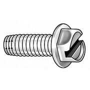 ZORO SELECT Thread Cutting Screw, #10 x 5/8 in, Zinc Plated Steel Hex Head Hex Drive, 100 PK HWTCIF-1000620SL-100BX