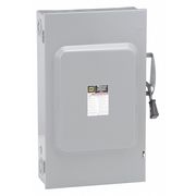 Square D Fusible Safety Switch, General Duty, 240V AC, 3PST, 200 A, NEMA 1 D324N