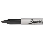 Sharpie Permanent Marker, Oversized Chisel Tip Black PK12 44001A