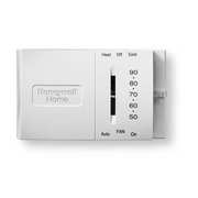 Honeywell Home Thermostat, 1 H 1 C, Wall or Outlet Box Mount, Hardwired, 20/30VAC T8034N1007