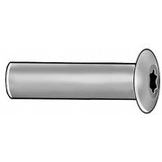 Zoro Select Arch Barrel, 3/8"-16, 1 in Brl Lg, 1/2 in Brl Dia, 18-8 Stainless Steel Plain Z1634