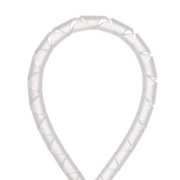 Panduit Spiral Wrap, 1/4 in Wd, 100 ft Lg, For 2 in Max Bundle Dia, Polyethylene, Off White T25F-C