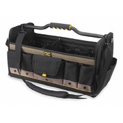 Clc Work Gear Bag/Tote, Tool Tote, Black, Polyester, 27 Pockets 1579