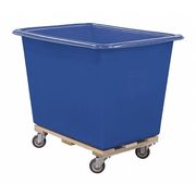 Royal Basket Trucks Cube Truck, 1/4 cu. yd., 600 lb. Cap, Blue G06-BLX-PTA-4UNN