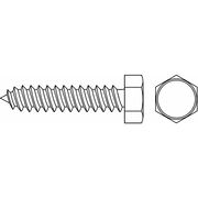 ZORO SELECT Sheet Metal Screw, #6 x 1/2 in, Zinc Plated Steel Hex Head Slotted Drive, 2000 PK SMHWI0-600500SL-2000P