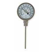 Zoro Select Bimetal Thermom, 3 In Dial, 0 to 250F 1NFZ4