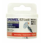 Dremel E Z Lock Cut Off Wheel, 1 1/2 In Dia, 12 Pack EZ456B