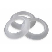 Zoro Select 1-1/2" " Dia., Polyethylene, White/Plastic Finish, Kitchen, Tailpiece, Tailpiece Washer 1PPC2