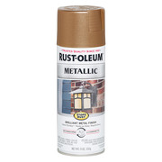 Rust-Oleum Metallic Spray Paint, Antique Brass, Metallic, 11 oz 7274830