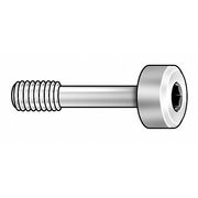 ZORO SELECT Captive Panel Screw, 1/4"-20 Thrd Sz, 1 1/4 in Lg, 1/4 in Thrd Lg, Knurled, Passivated 114121-1250-SS