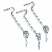 Zoro Select Eye Hook, Steel, 3 Lx 1 In W, PK20 1RCV8