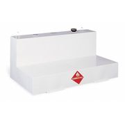 Crescent Jobox 100 Gallon White L-Shaped Steel Liquid Transfer Tank for Trucks 480000