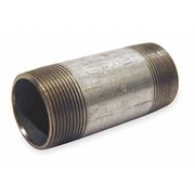Beck 1/2" MNPT x 6" TBE Galvanized Steel Pipe Nipple Sch 40 0334528007