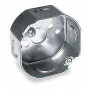 Raco Electrical Box, 11.8 cu. in., Octagon, 1 Gangs, Galvanized steel, Octagon 110