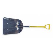 Nupla #12 16 ga Scoop Shovel, Aluminum Blade, 27 in L Yellow Handle 75.72-181