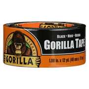 Gorilla Glue Duct Tape, 1.88 in. x 12 yd., 17 mil, Black 60124