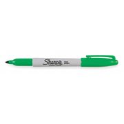 Sharpie Green Permanent Marker, Fine Tip, 12 PK 30004