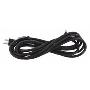 Zoro Select Power Cord, 5-15P, SJO, 6 ft., Blk, 13A, 16/3 E3606