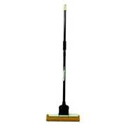 Tough Guy Sponge Wet Mop, 20 oz Dry Wt, Screw On Connection, Black/Yellow 1TTY9